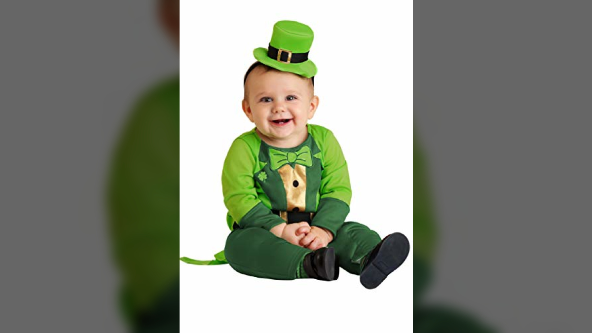 Cute Baby Leprechaun Jumpsuit For St. Patrick's Day